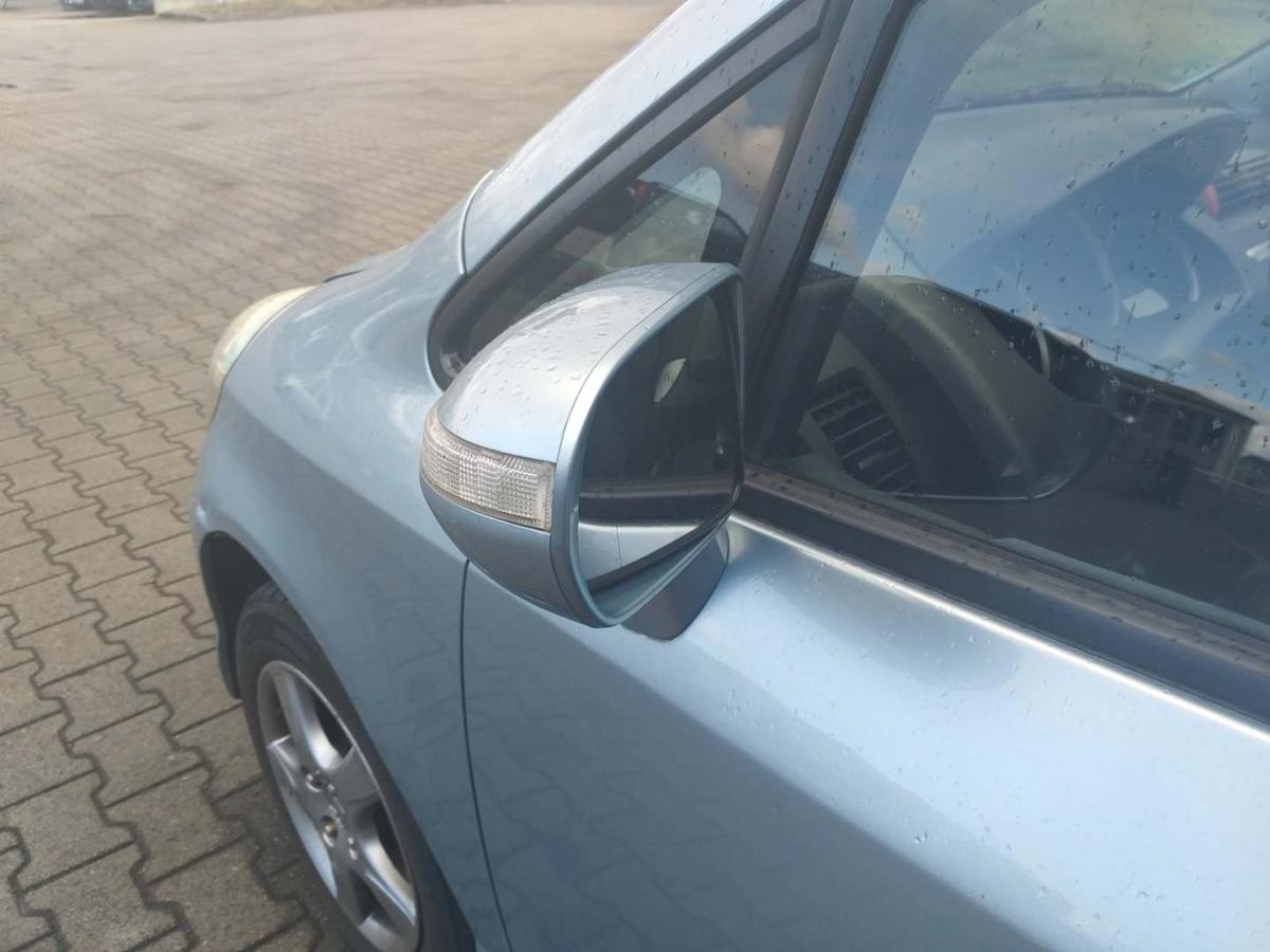 Honda Jazz GD original Au&szlig;enspiegel links Hellblaumetallic mit Blinker Facelift Bj.2008